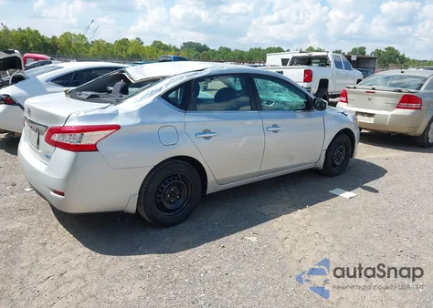 2014 Nissan Sentra S из США, поврежденный, VIN 3N1AB7AP2EY333822